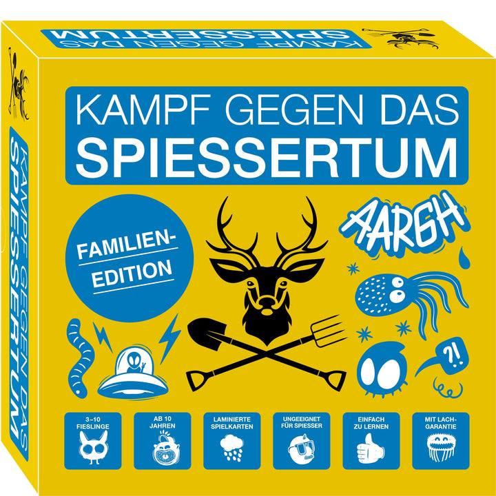 KAMPFHUMMEL Kampf gegen das Spiessertum | Das Kartenspiel als Familien-Spiel I Partyspiel für Kinder