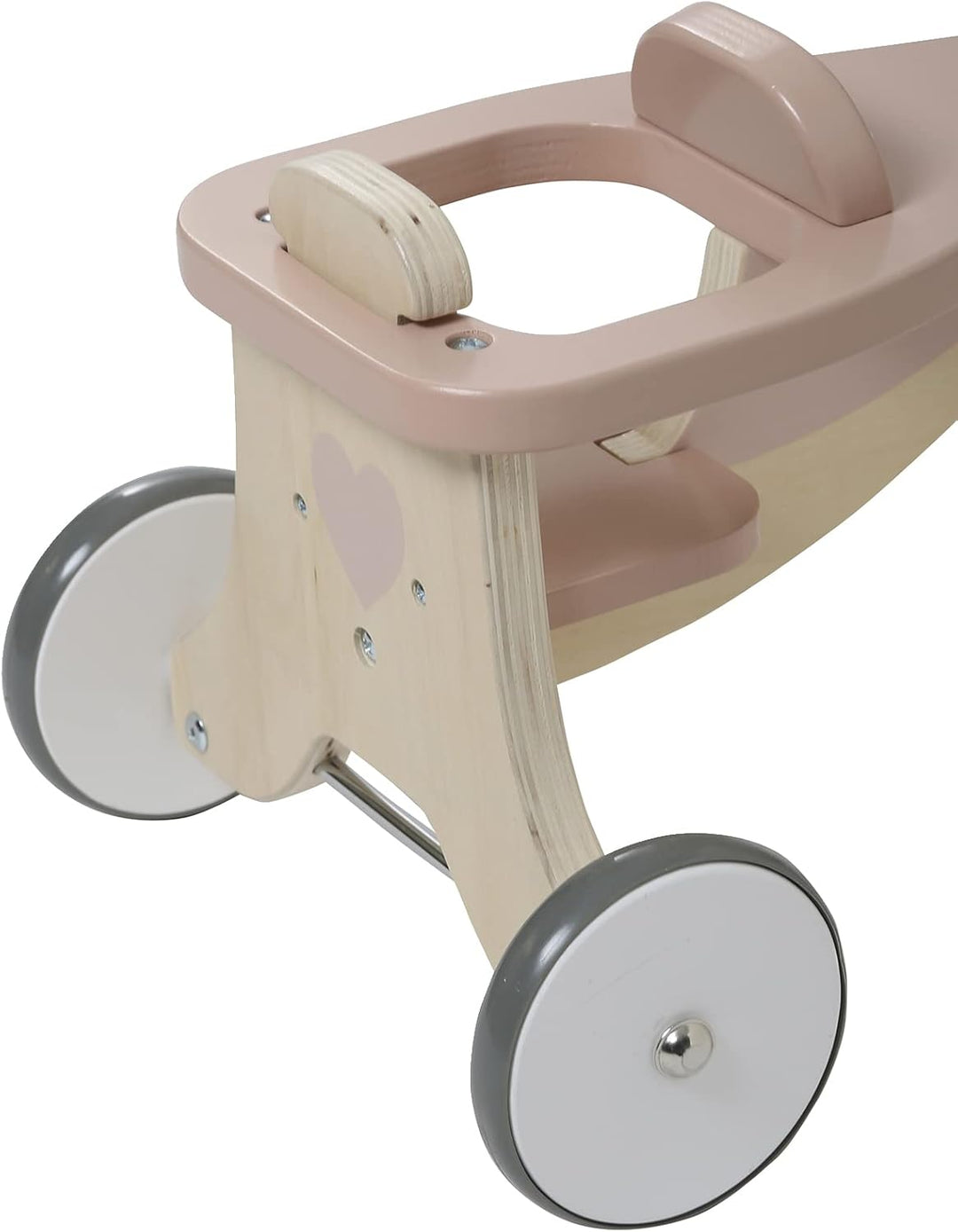 VERTBAUDET Babytrage + Sitz aus Holz, Beige, mittelgross, einfarbig mit Dekort