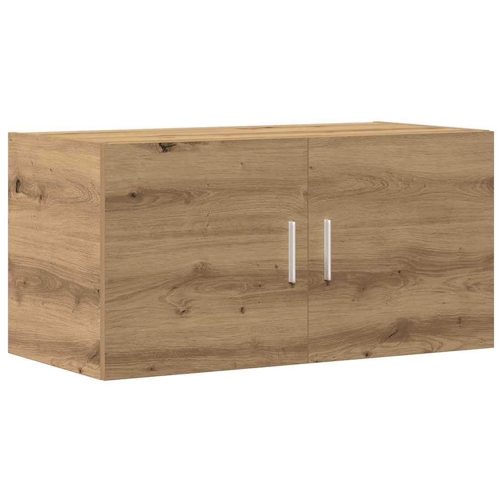vidaXL Wandschrank Artisan-Eiche 80x39x40 cm Holzwerkstoff, TV-Hängeschrank, TV-Hängeschränke, schwe