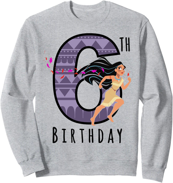 Disney Pocahontas Sixth Birthday Portrait Sweatshirt