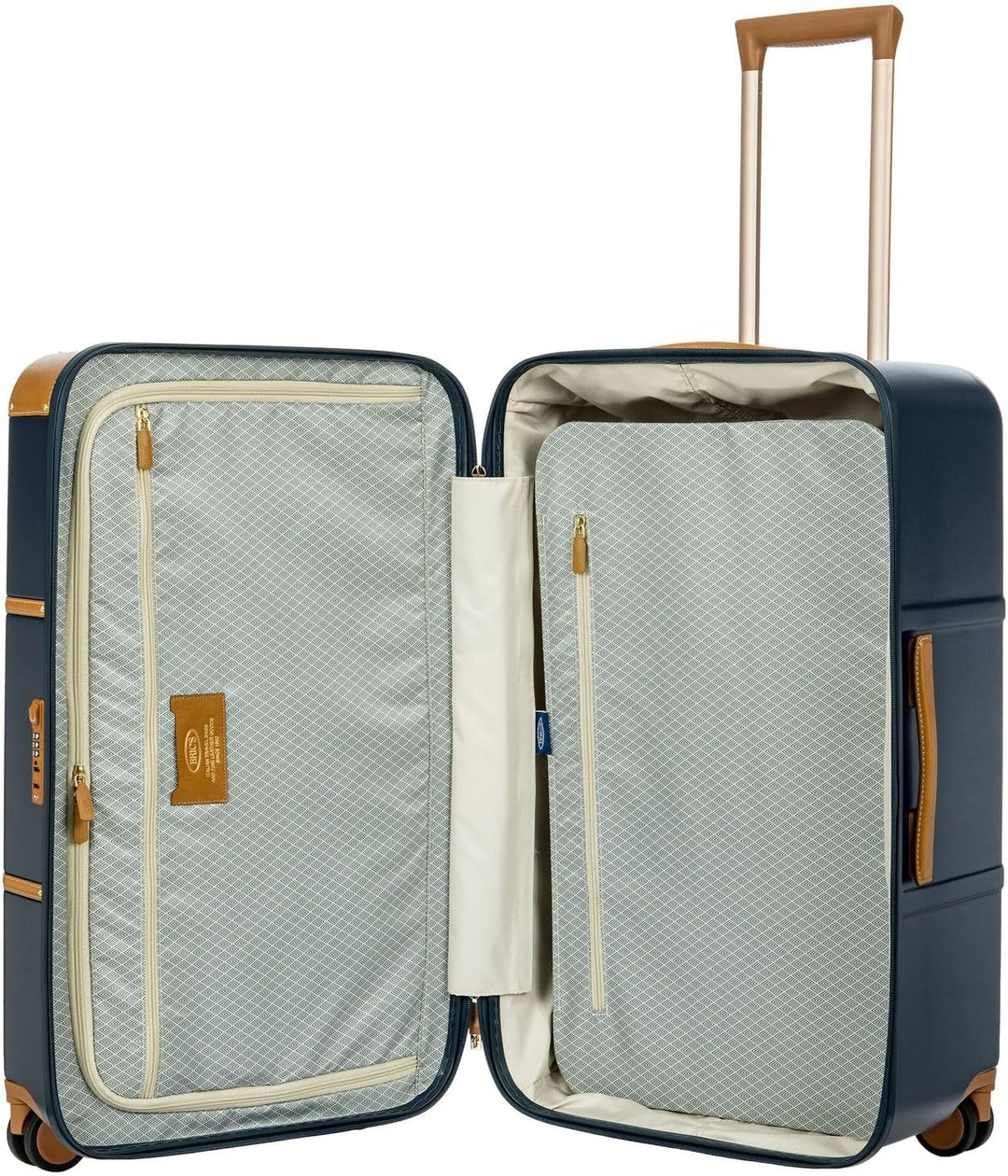 Brics Bellagio Trunk - 4-Rollen Trolley 74 cm blue tobacco Einheitsgrösse Blue Tobacco, Blue / Tan
