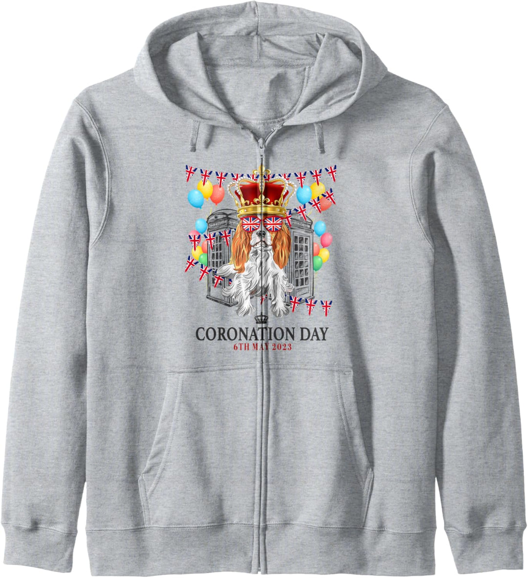 Kings Coronation Memorabilia Ideen für Frauen & Union Jack Kapuzenjacke