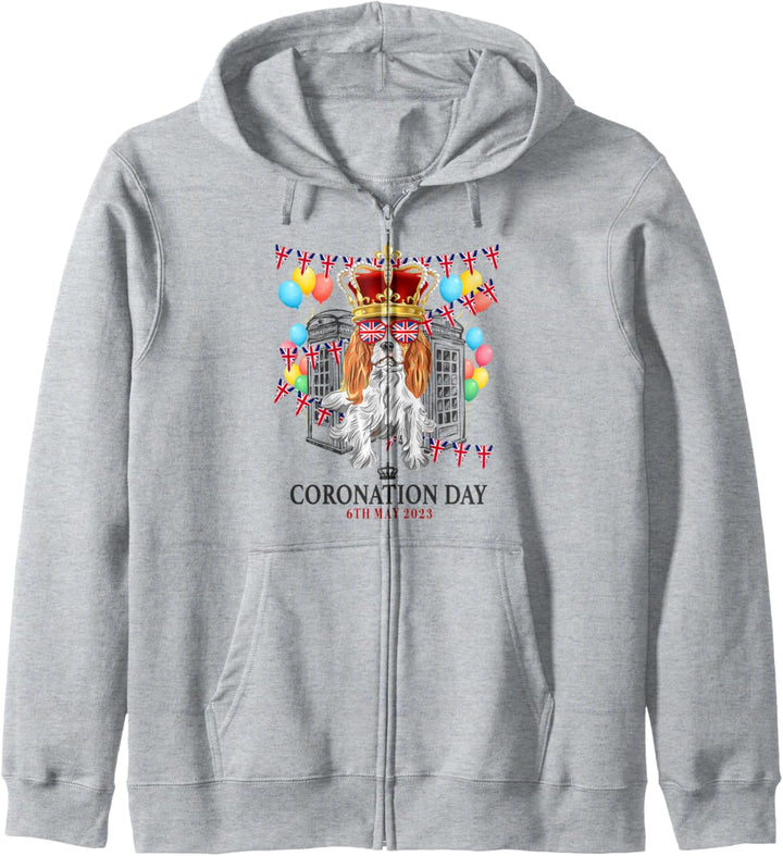 Kings Coronation Memorabilia Ideen für Frauen & Union Jack Kapuzenjacke