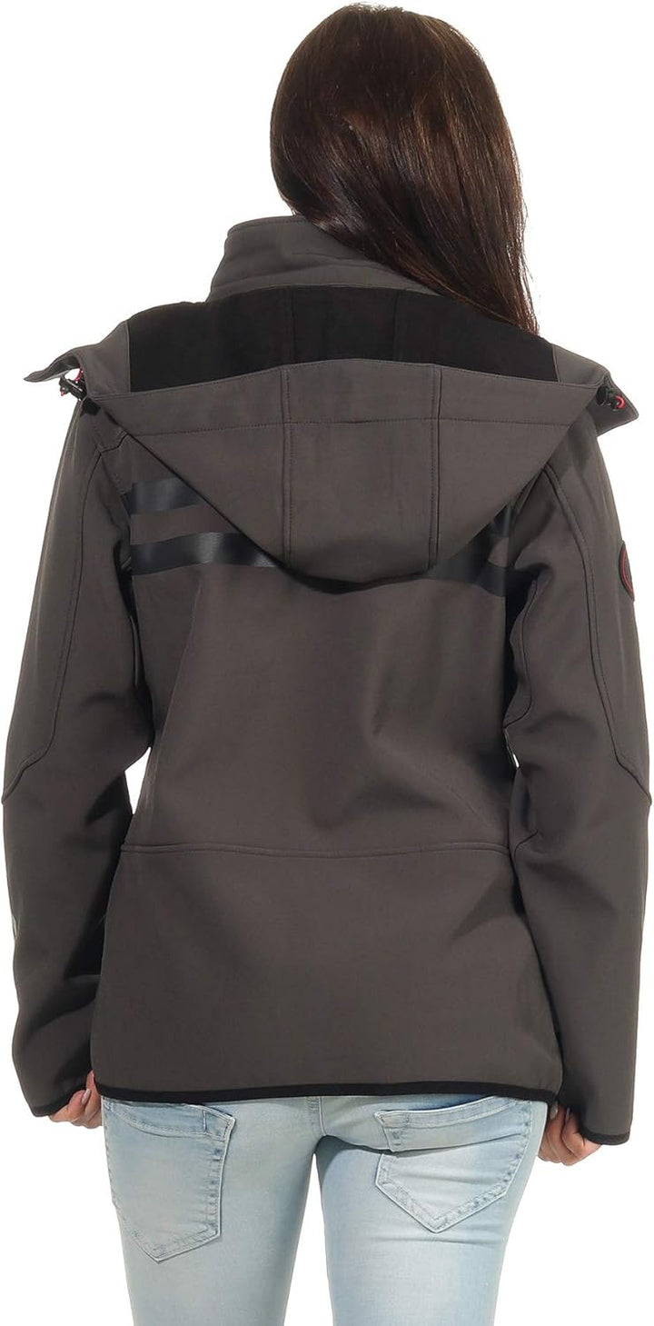 Geographical Norway Damen Jacke Softshell M Grau / Schwarz, M Grau / Schwarz