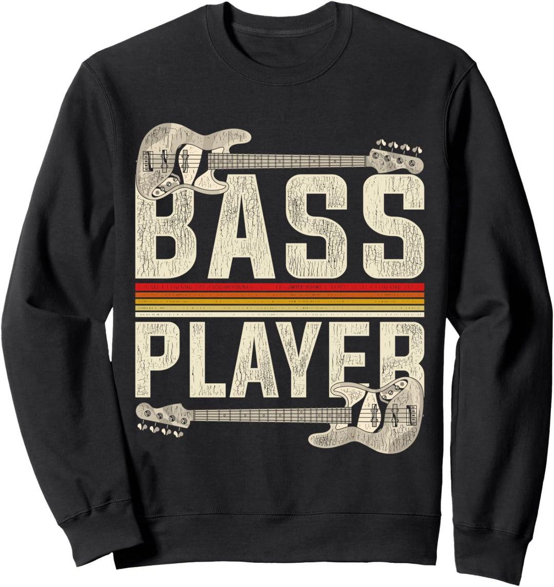 Bass Gitarre Rock Band Musik Geschenk Bass Gitarrist Sweatshirt