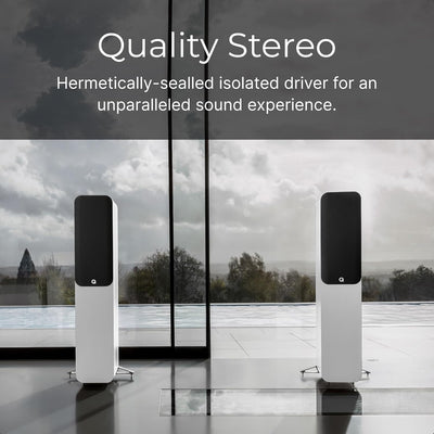 Q Acoustics 5040 Standlautsprecher Santos Palisander (Einzellautsprecher) - 2 x 5 Mittel-/Bass-Treib