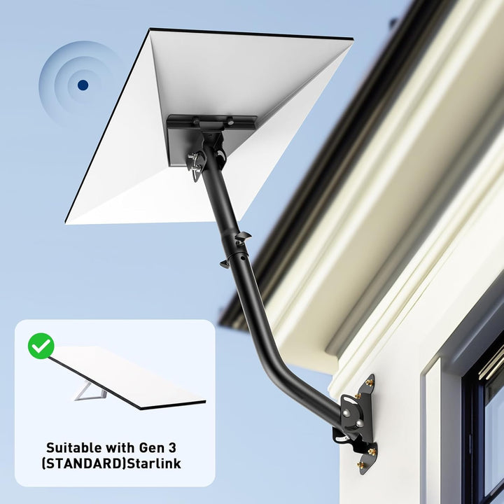 Starlin Gen 3 Halterung 360°, Verlängerung Einstellbar Starlin Montage Kit Kompatibel mit V3 Starlin