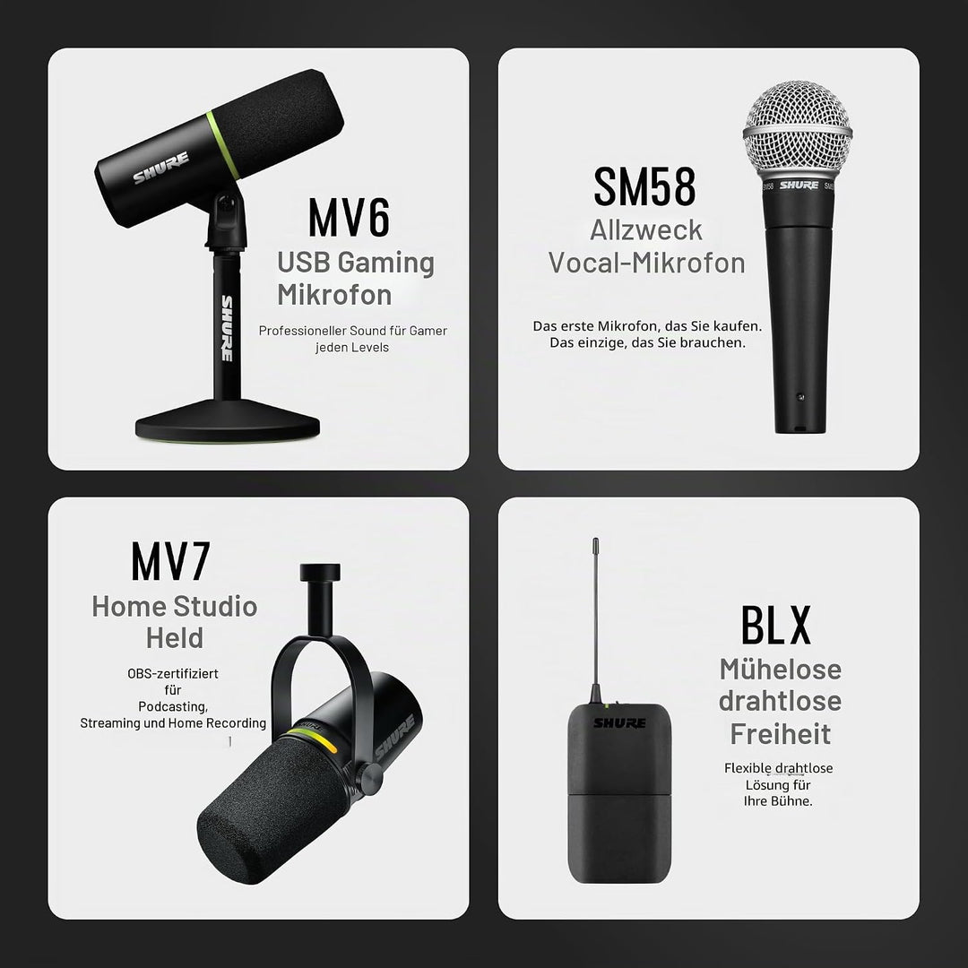 Shure SE215-K, In-ear Kopfhörer/Ohrhörer, schwarz, Premium, Sound Isolating, Geräuschunterdrückung,