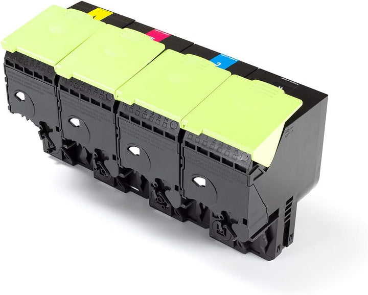 Green2Print Toner Toner-Set, 4 Kartuschen 1x 3000, 3X 2300 Seiten passend für Lexmark CX317DN, CX417