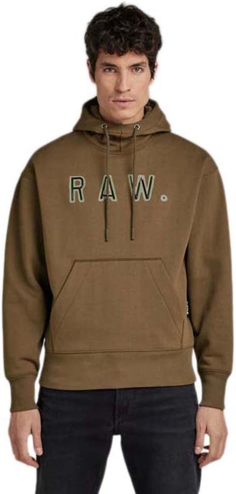 G-STAR RAW Herren Vulcanic Raw Loose HDD Sw Sweats S Braun (Rain Drum D22231-a612-d307), S Braun (Ra