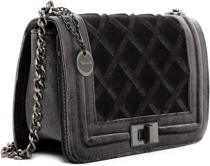 Tamaris Umhängetasche Dorit 31281 Damen Handtaschen Mustermix Einheitsgrösse Grau, Einheitsgrö&
