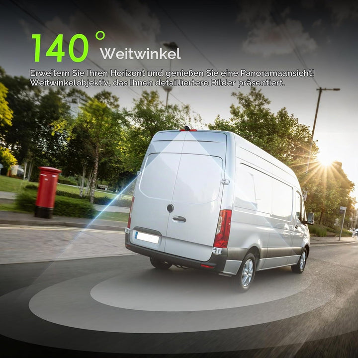 Rückfahrkamera für Mercedes-Benz Sprinter W906 2007–2019, Drittes Bremslicht Kamera mit Nachtsicht,