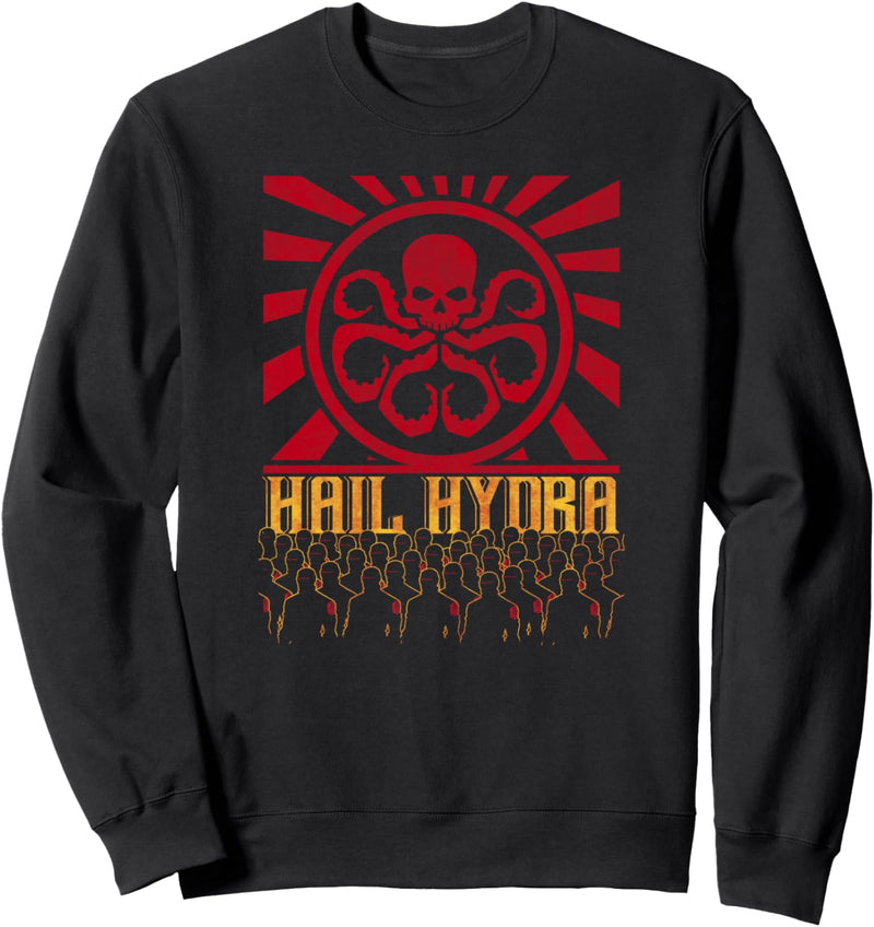 Marvel Hail Hydra Large Chest Logo Sweatshirt