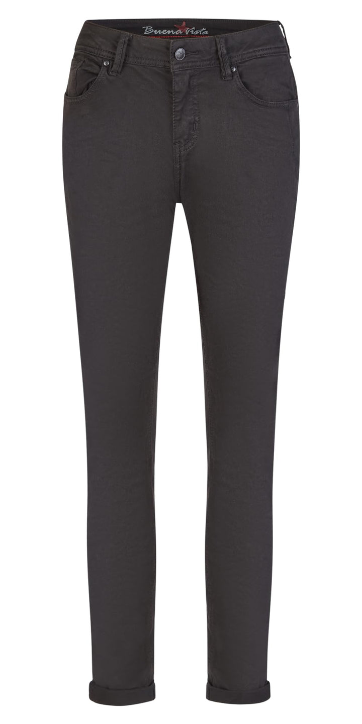 Buena Vista Damen Hose Malibu-Zip high stretch twill (DE/NL/SE/PL, Alphanumerisch, L, Regular, Regul
