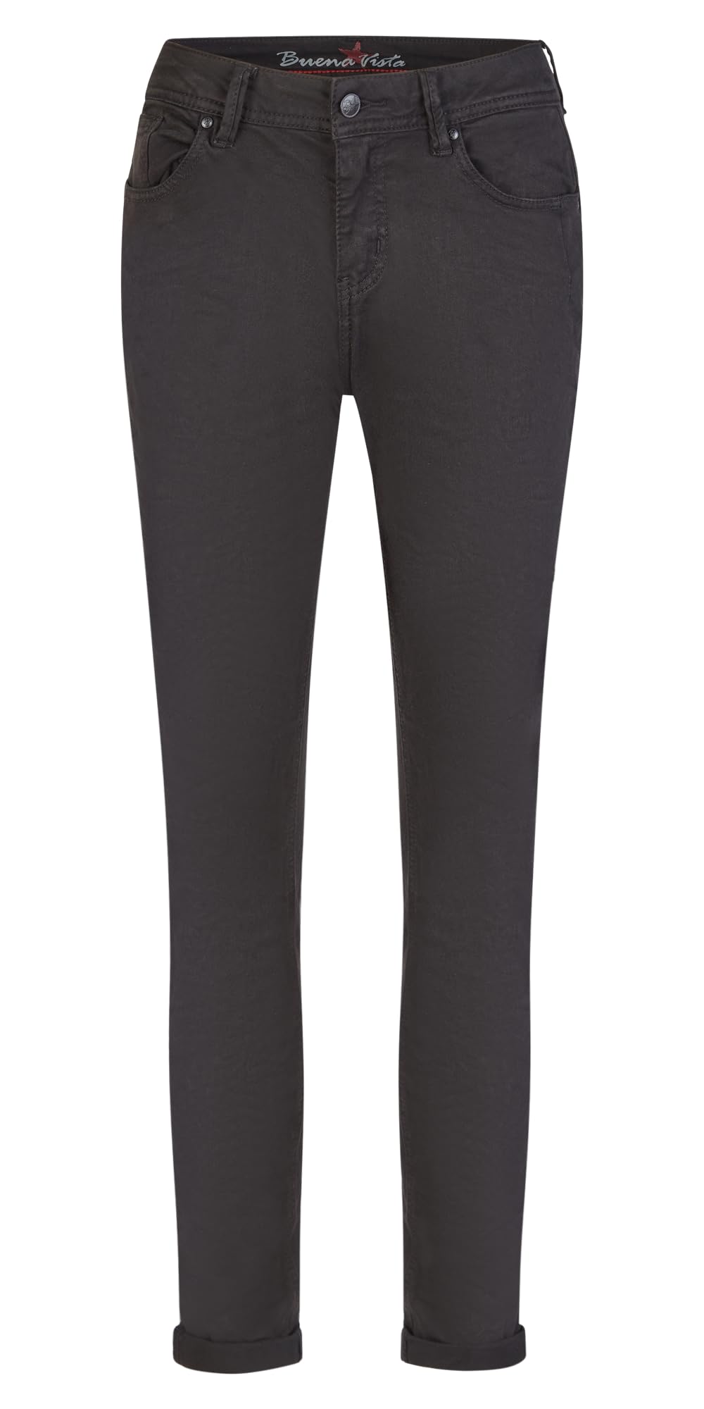 Buena Vista Damen Hose Malibu-Zip high Stretch Twill (DE/NL/SE/PL, Alphanumerisch, M, Regular, Regul