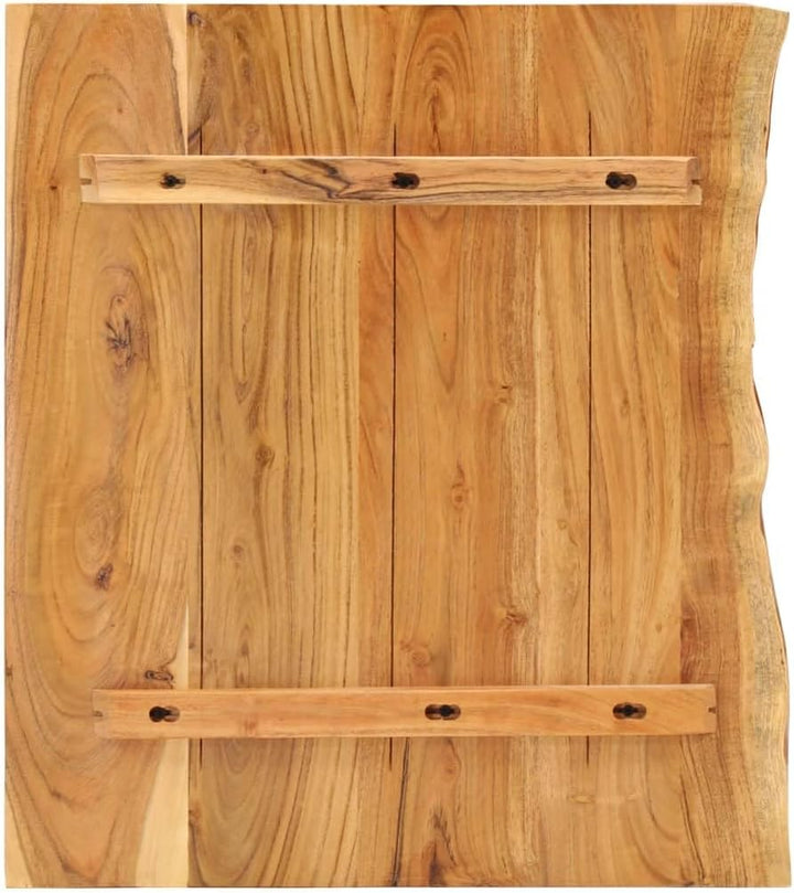 vidaXL Akazienholz Massiv Waschtischplatte Badezimmer Waschtisch Waschtischkonsole Platte Holzplatte