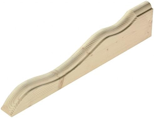 Balkonkonsole für Holzbalkon (2 Stück) - Fichte - 6068/2 (57x670x140mm)