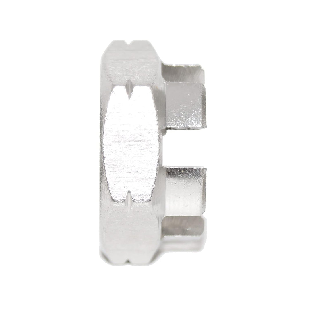 Kronenmuttern M16 10 Stück niedrige Form DIN 937 A2 Edelstahl Muttern V2A Sechskant-Mutter M16 Krone