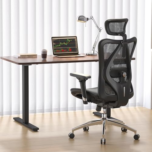 SIHOO M57 – Ergonomischer Bürostuhl mit Verstellbarer Lendenwirbelstütze, Netz-Schreibtischstuhl mit