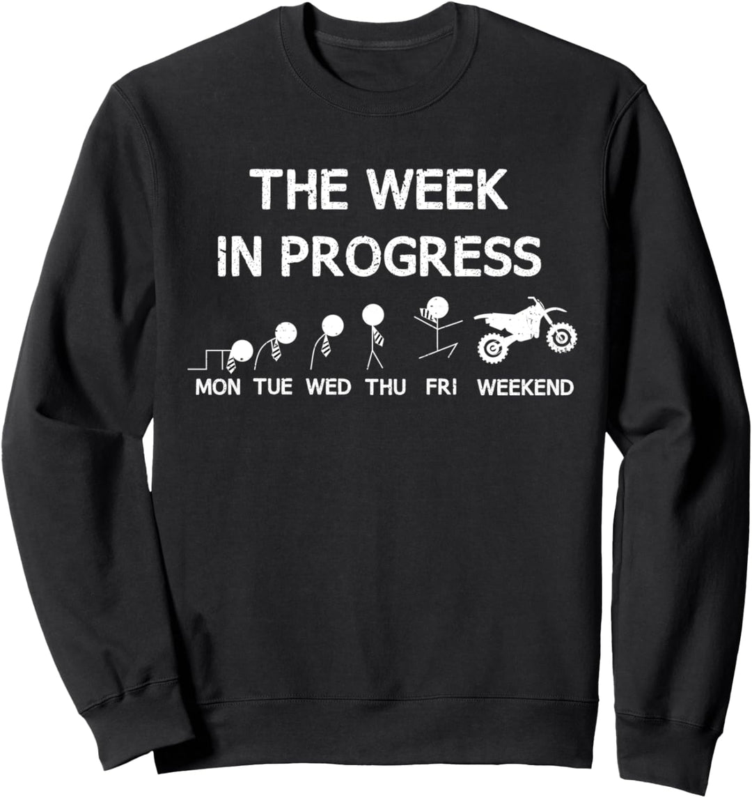 Motocross Evolution Motorrad Sweatshirt