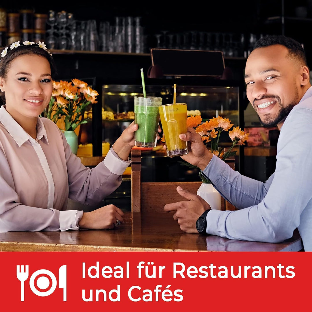 Konzept 11 - Wassergläser Set 12-teilig, Trinkgläser Set, 270ml Gläser Set Stapelbar- Perfekt für Sa