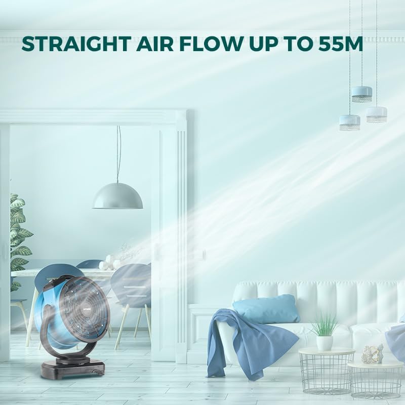 XPower Misting Fan Outdoor Cooling Oscillating Heavy Duty Powerful High Velocity Ideal for Camping,