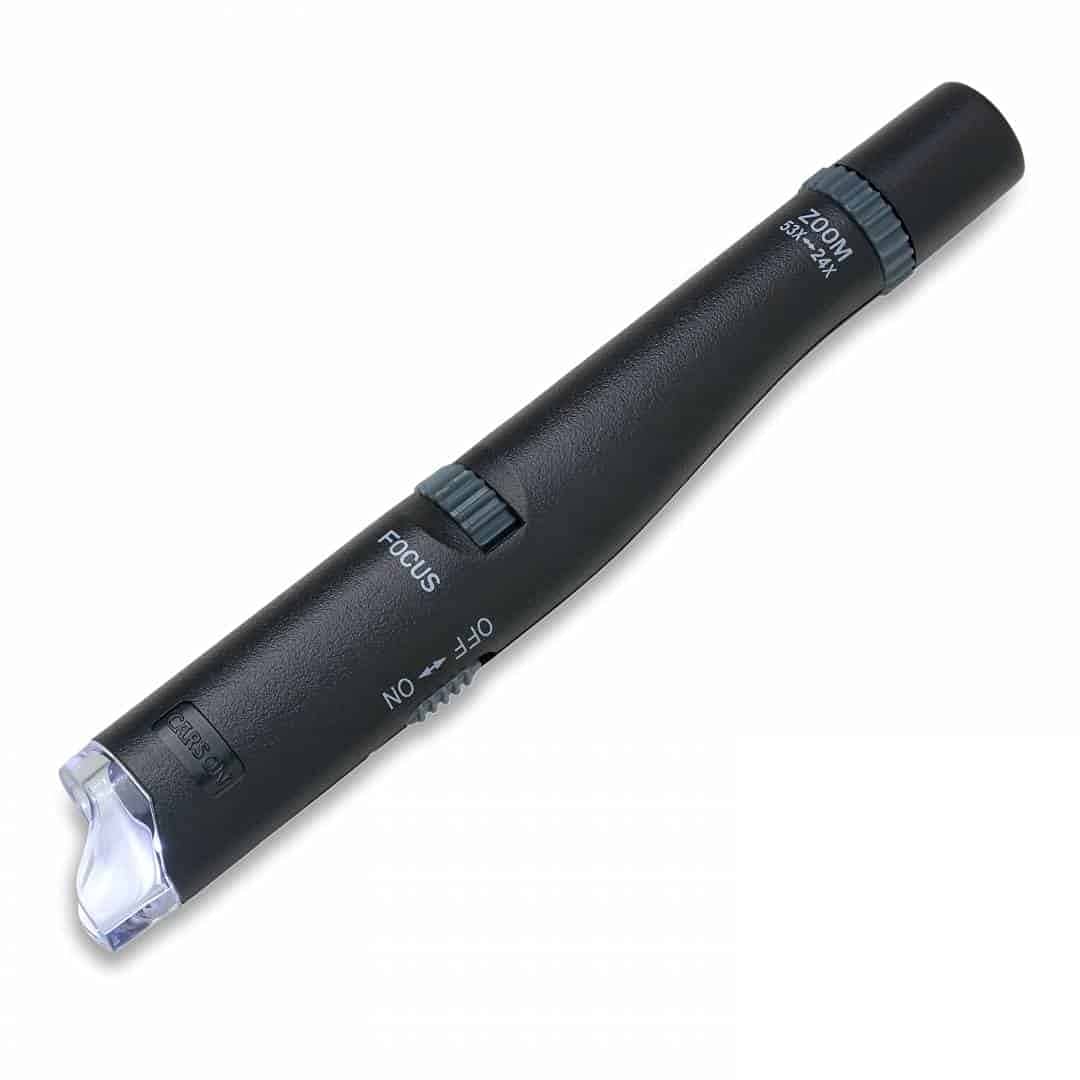 Carson MicroPen 24x-53x Mikroskop- und Lupenstift mit LED (MP-300)