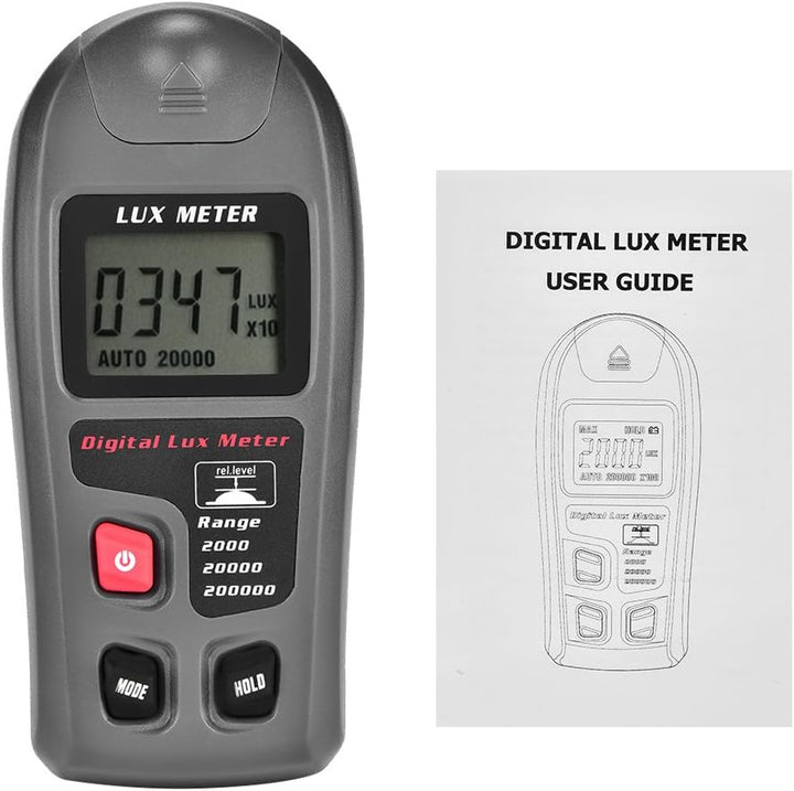 Automatischer digitaler Luxmeter, Luxmeter, für alle Lichtquellen, inklusive LED, Lichtbeleuchtung f