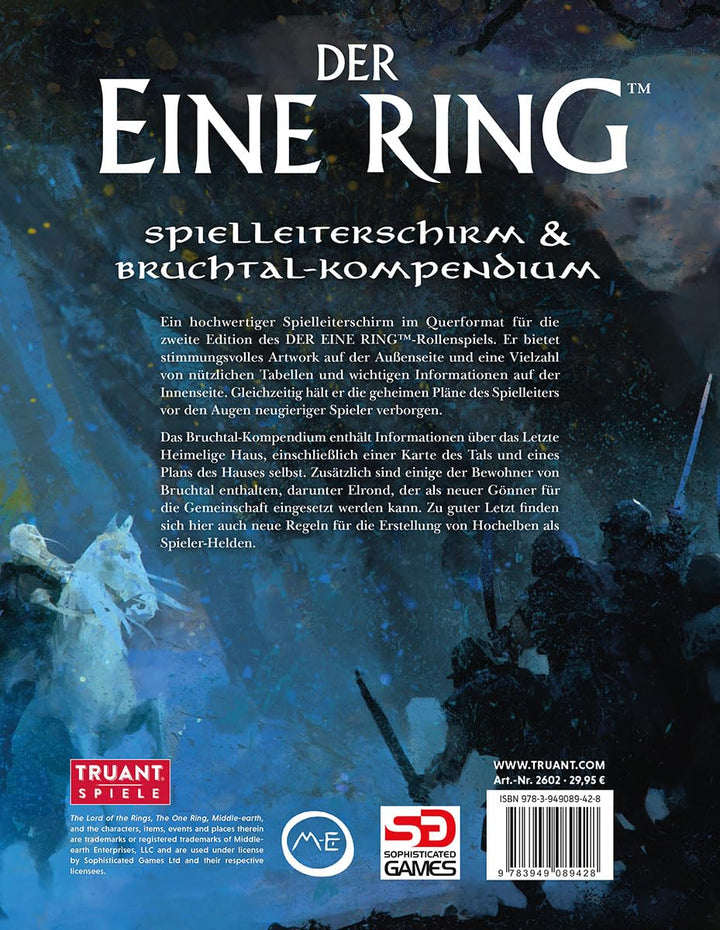 Der Eine Ring: Spielleiterschirm &amp; Bruchtal-Kompendium, Pappband