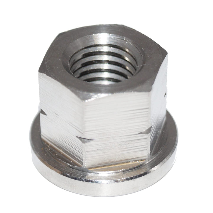Sechskantmuttern M12 6 Stück DIN 6331 Edelstahl Muttern 1,5 d hoch, mit Bund A2 Edelstahl V2A M12 Se