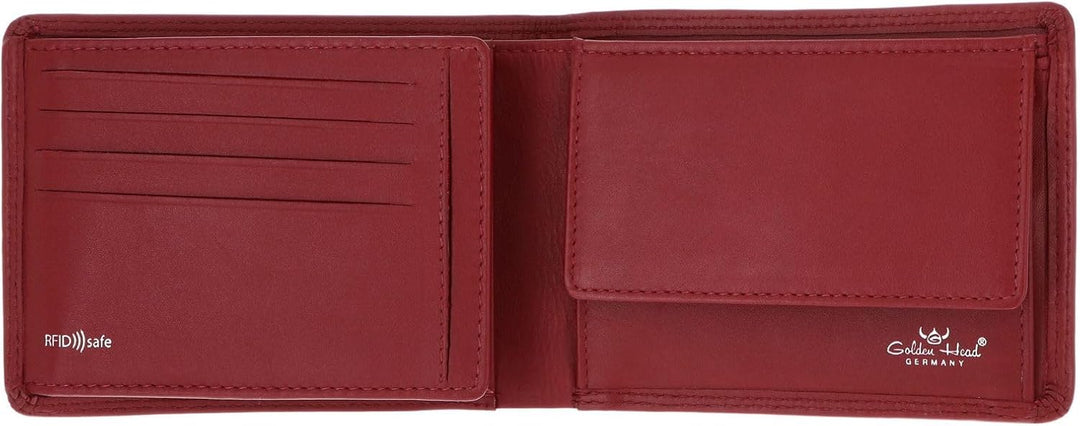 Golden Head Polo - Geldbörse 8cc 12 cm RFID rot