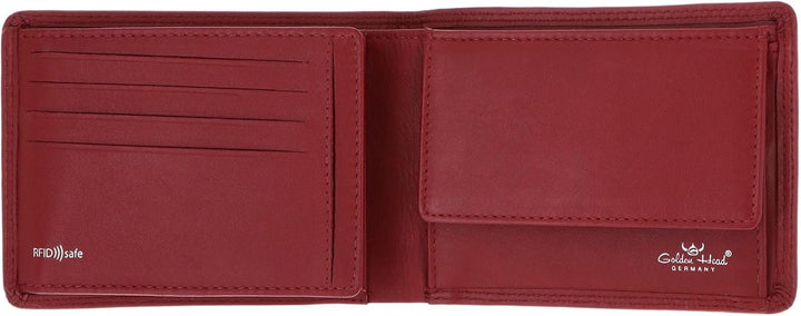 Golden Head Polo - Geldbörse 8cc 12 cm RFID rot