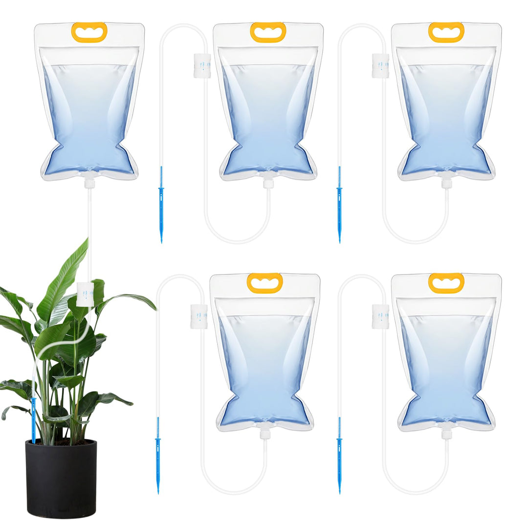 5 Stück 3,5L Pflanzen Bewässerungtropfbewässerungsbeutel, Pflanzen Automatisches Bewässerungssystem