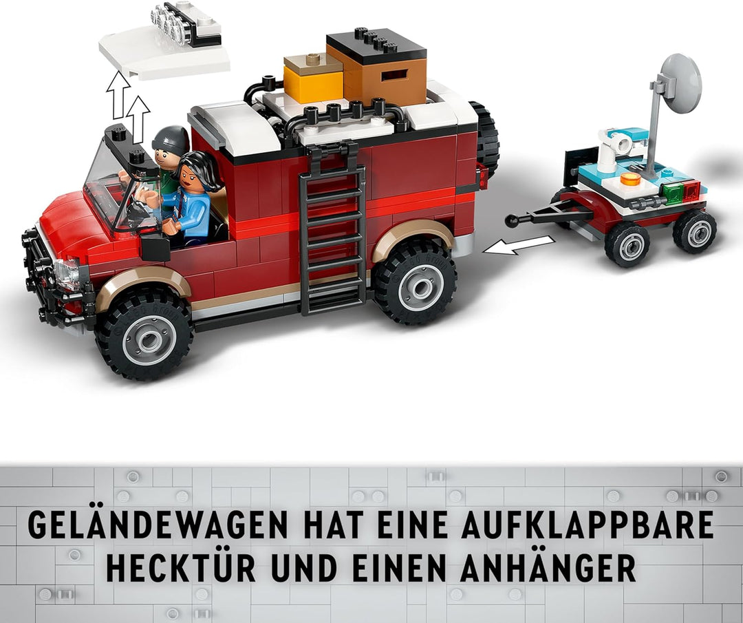LEGO Jurassic World Dinosaurier-Missionen: Entdeckung des Stegosaurus, Abenteuer-Spielset für Jungen