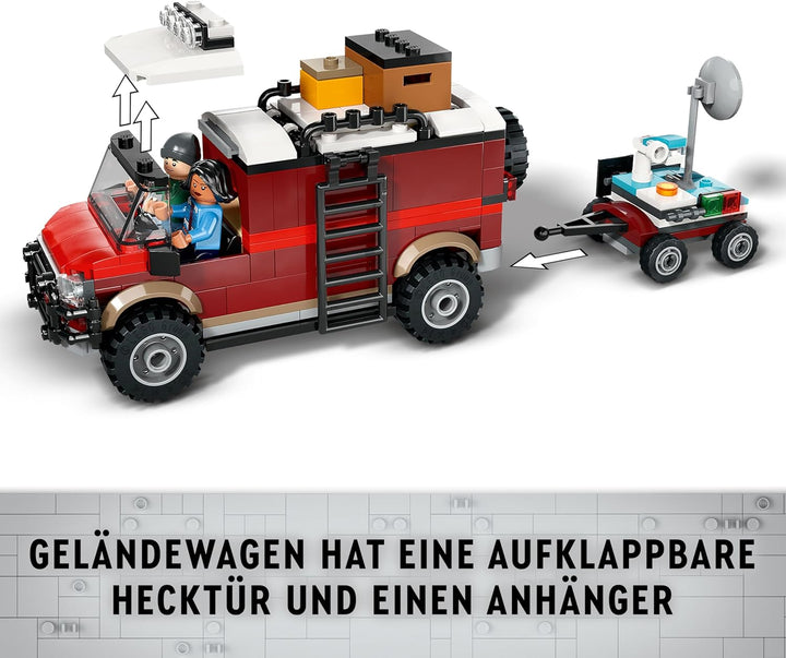 LEGO Jurassic World Dinosaurier-Missionen: Entdeckung des Stegosaurus, Abenteuer-Spielset für Jungen