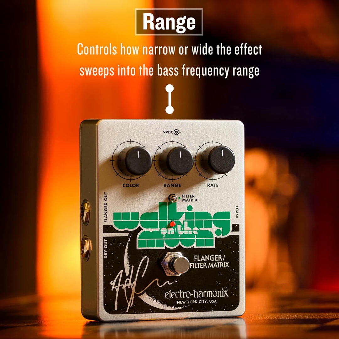 Electro Harmonix Walking on the Moon Andy Summers Sign. Flanger