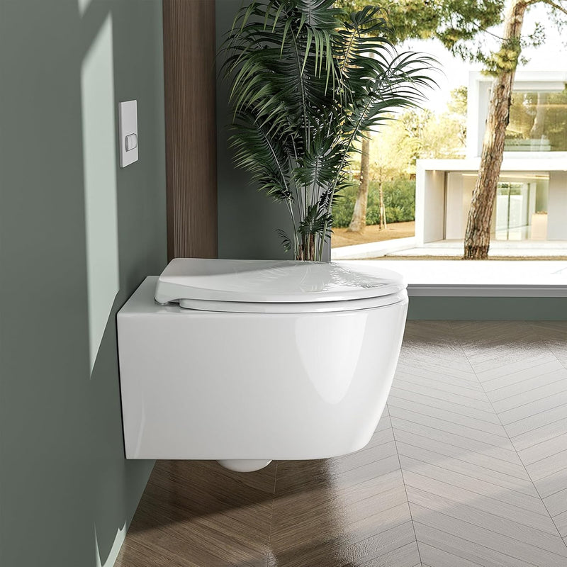 Rainsworth Nano Glaze Toilettendeckel Form O,Urea Formaldehyd Wc Sitz Mit Absenkautomatik,Ergonomisc