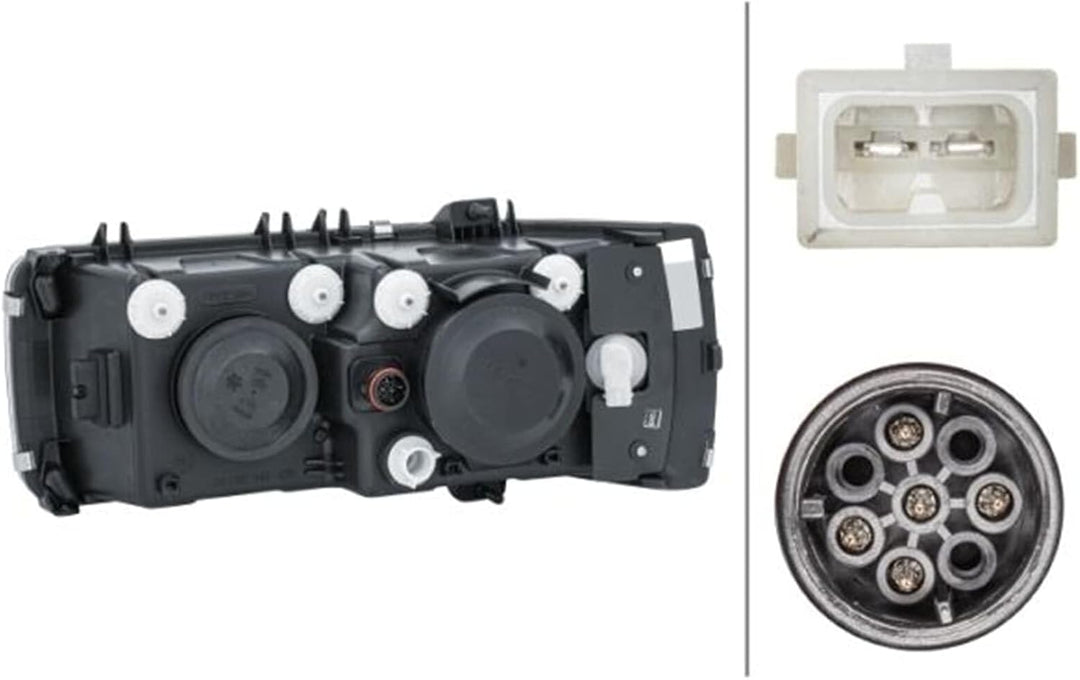 HELLA 1EJ 247 046-041 Halogen-Hauptscheinwerfer - rechts Rechts (Beifahrerseite), Rechts (Beifahrers