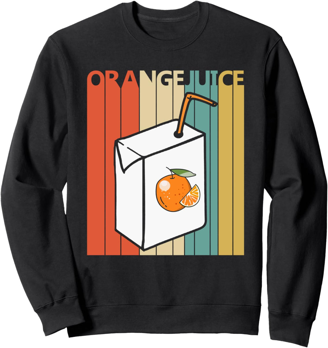 Orangensaft Kostüm Sweatshirt