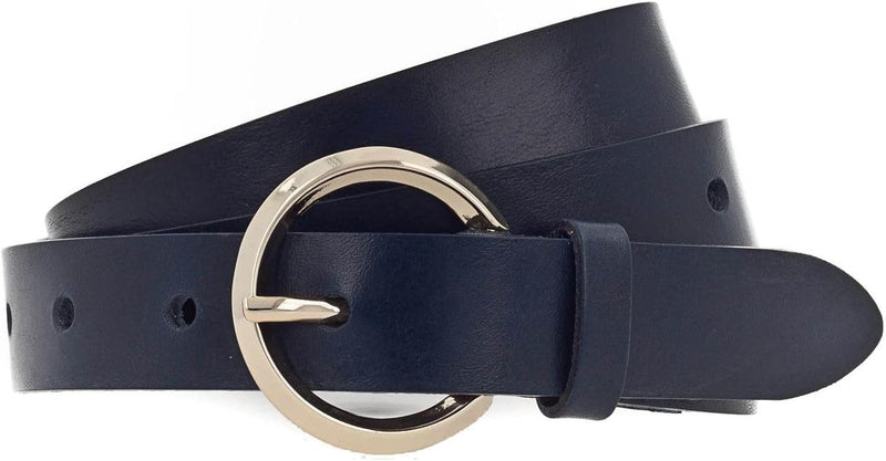 Vanzetti 25mm Leather Belt W85 Marine