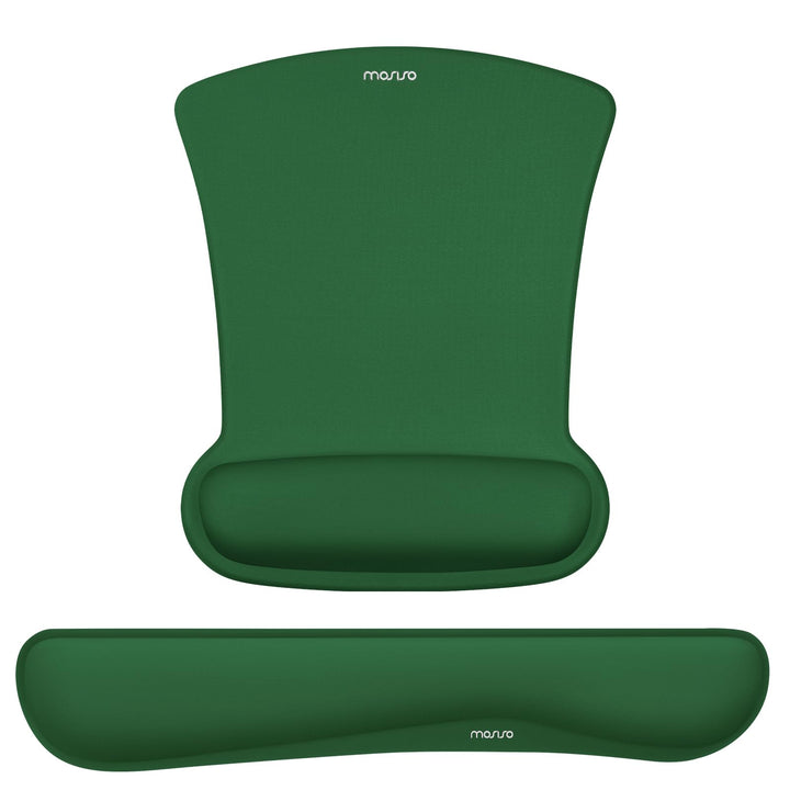 MOSISO Handgelenkauflagen für Mauspad&amp;Tastatur Set,Ergonomisches Mauspad Rutschfester Boden Zuhause/