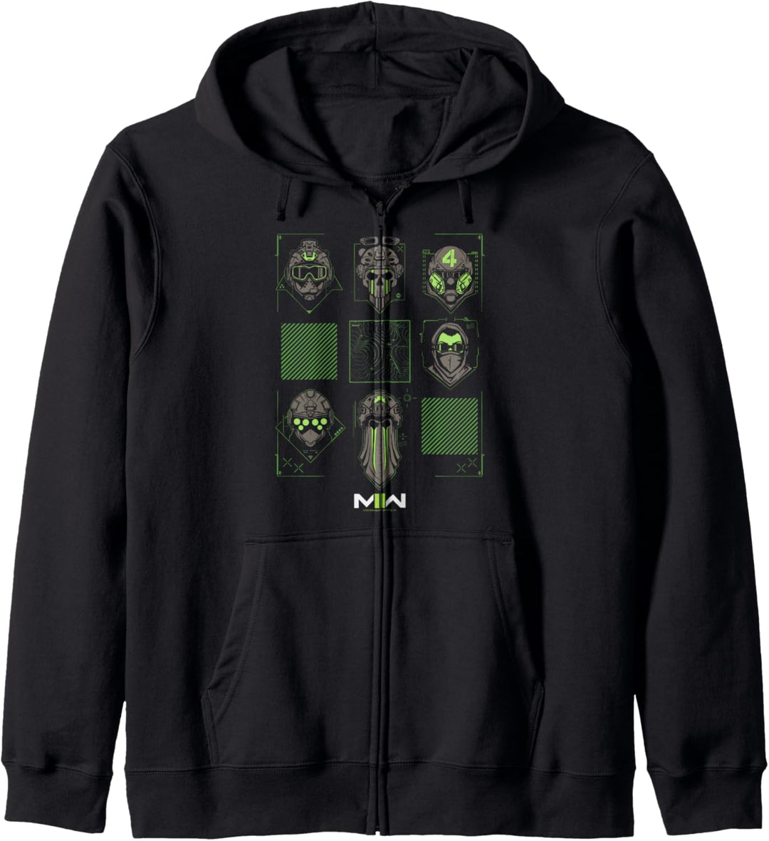 Call of Duty: Modern Warfare 2 Operators Faces Collage Kapuzenjacke