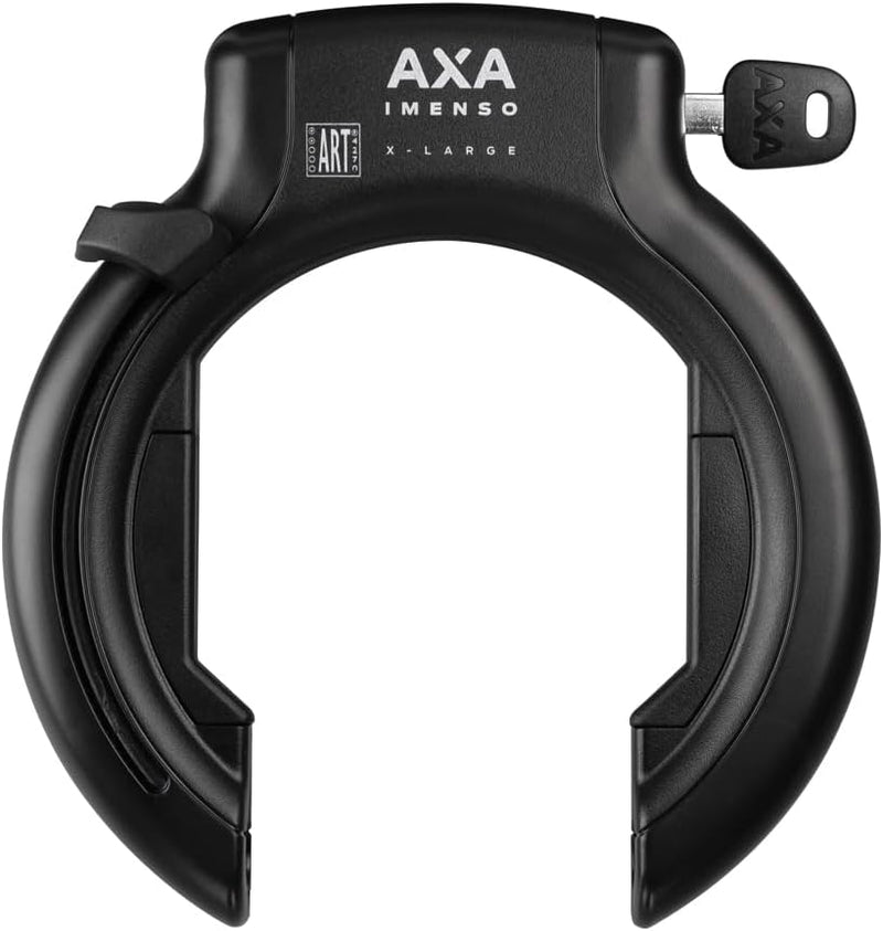 Winora Allegion Netherland BV Unisex – Erwachsene Axa Imenso Rahmenschloss, Rot/Weiss, Einheitsgröss