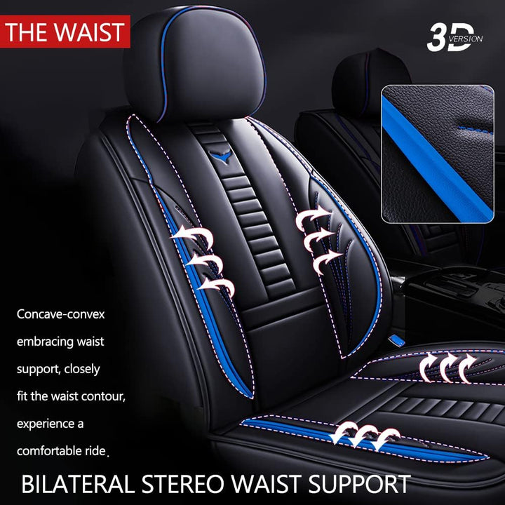 Pengchen 5-Sitzer Autositzbezug-Set, Vorne und Hinten Universal passend für Renault 2000-2023 95% Mo