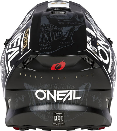 O'NEAL Unisex – Erwachsene 5srs Polyacrylite Helmet Attack V.23 Helm XXL Schwarz/Weiss, XXL Schwarz/
