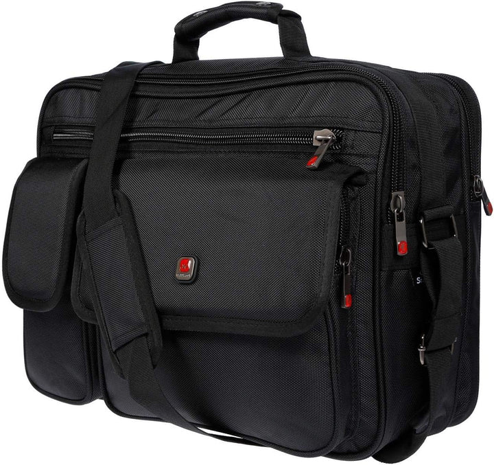 Christian Wippermann XXL Umhängetasche Flugbegleiter Tasche Messenger Arbeitstasche Laptoptasche