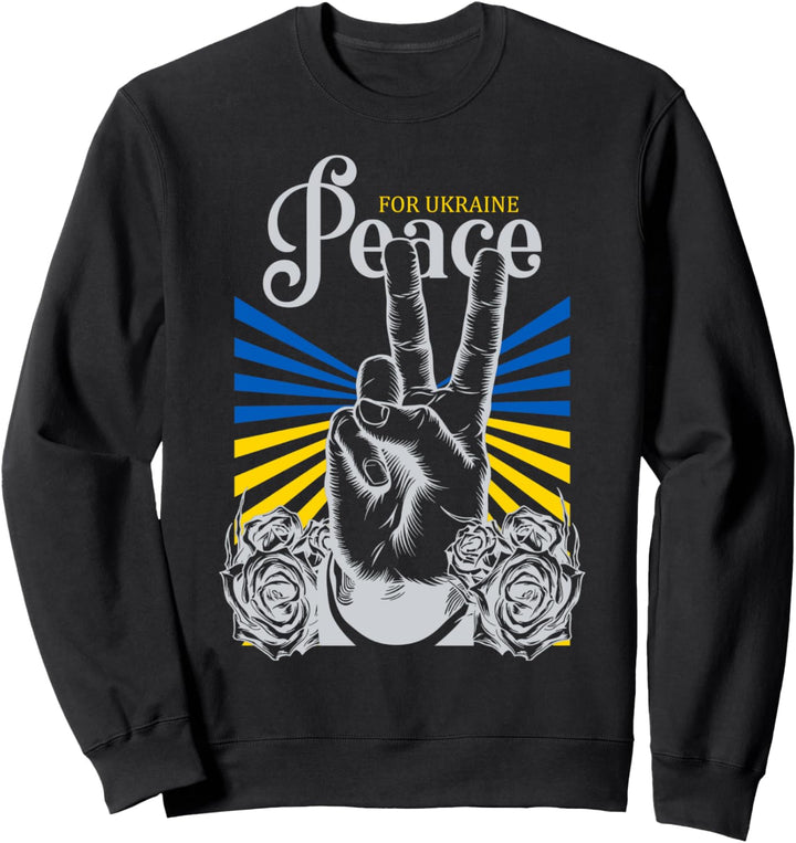Kein Krieg, Urkriane Flagge, Friede für die Ukraine Sweatshirt