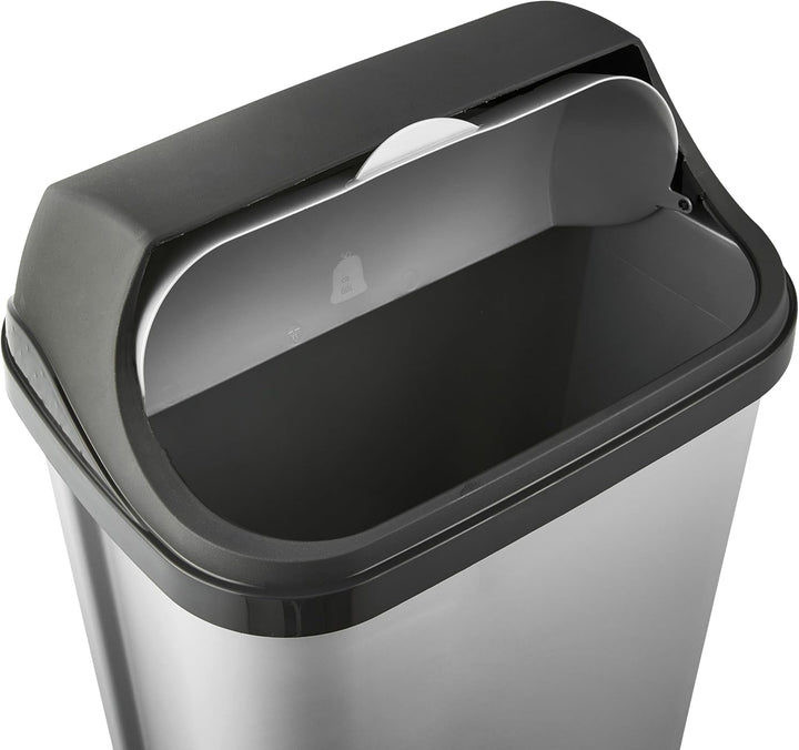 keeeper Abfallbehälter mit Rolldeckel, 50 l, Rasmus, Silber Rasmus Hell-Silber 1x 50 L, Rasmus Hell-