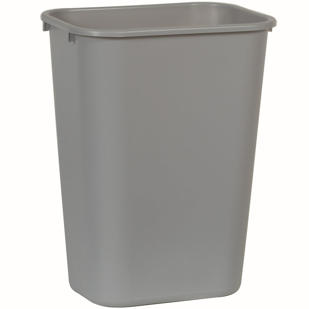 Rubbermaid Commercial Products 10.25 gal Rectangular Soft Molded Plastic Trash Can - Grey grau, grau