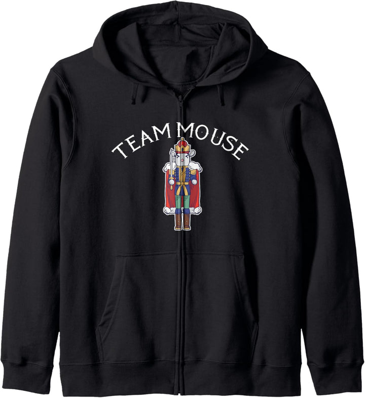 TEAM MOUSE! Team-Maus! Nussknacker-Ballett Meme Kapuzenjacke